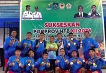 Ludes! 10 Emas Takraw Diborong Sumbawa